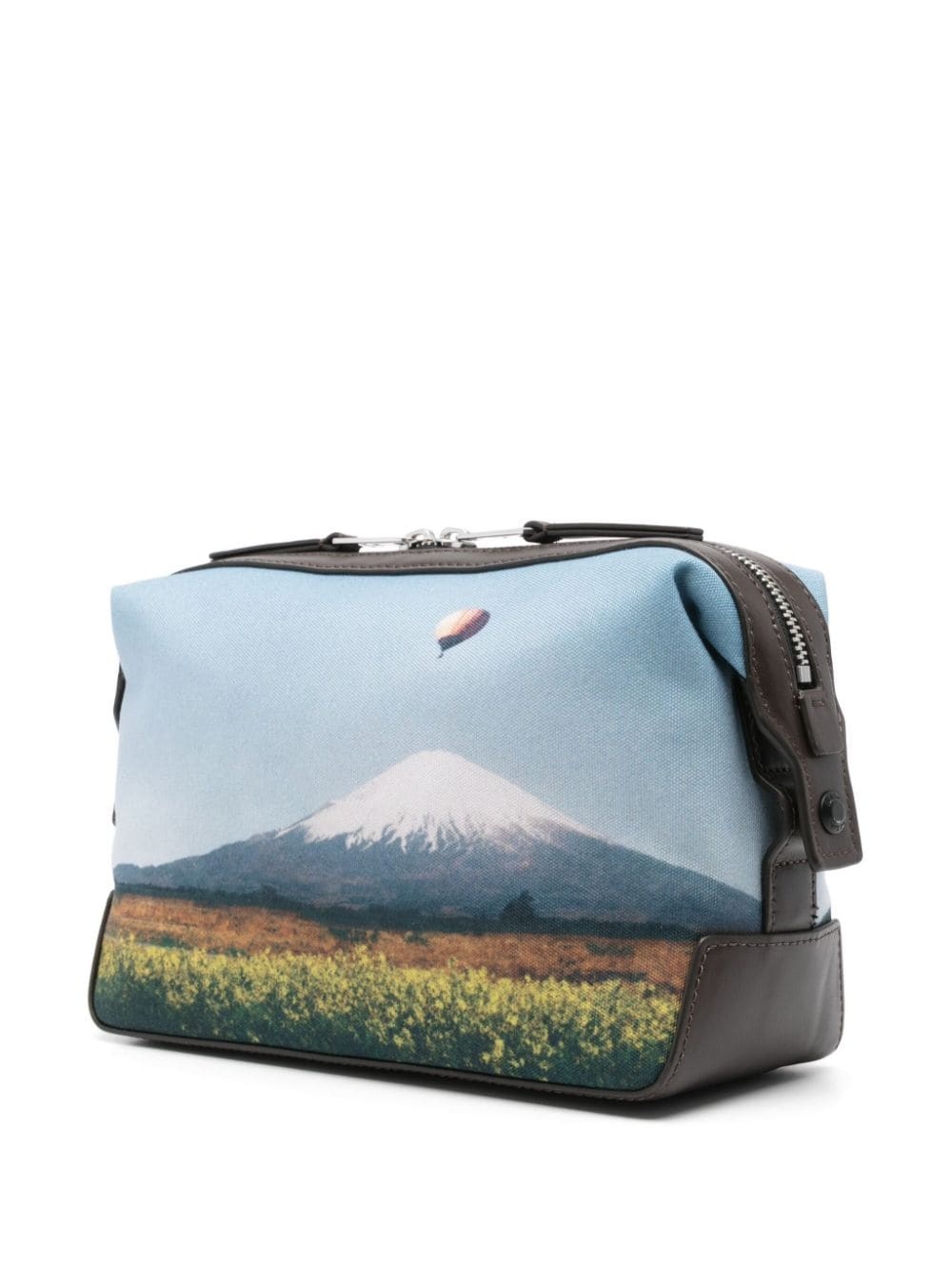 landscape-print wash bag - 2