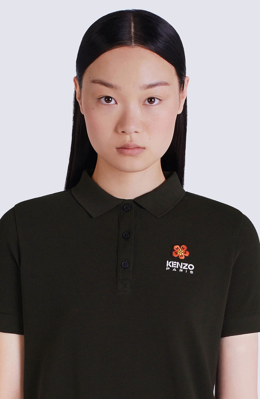 'BOKE FLOWER' Crest polo shirt - 7