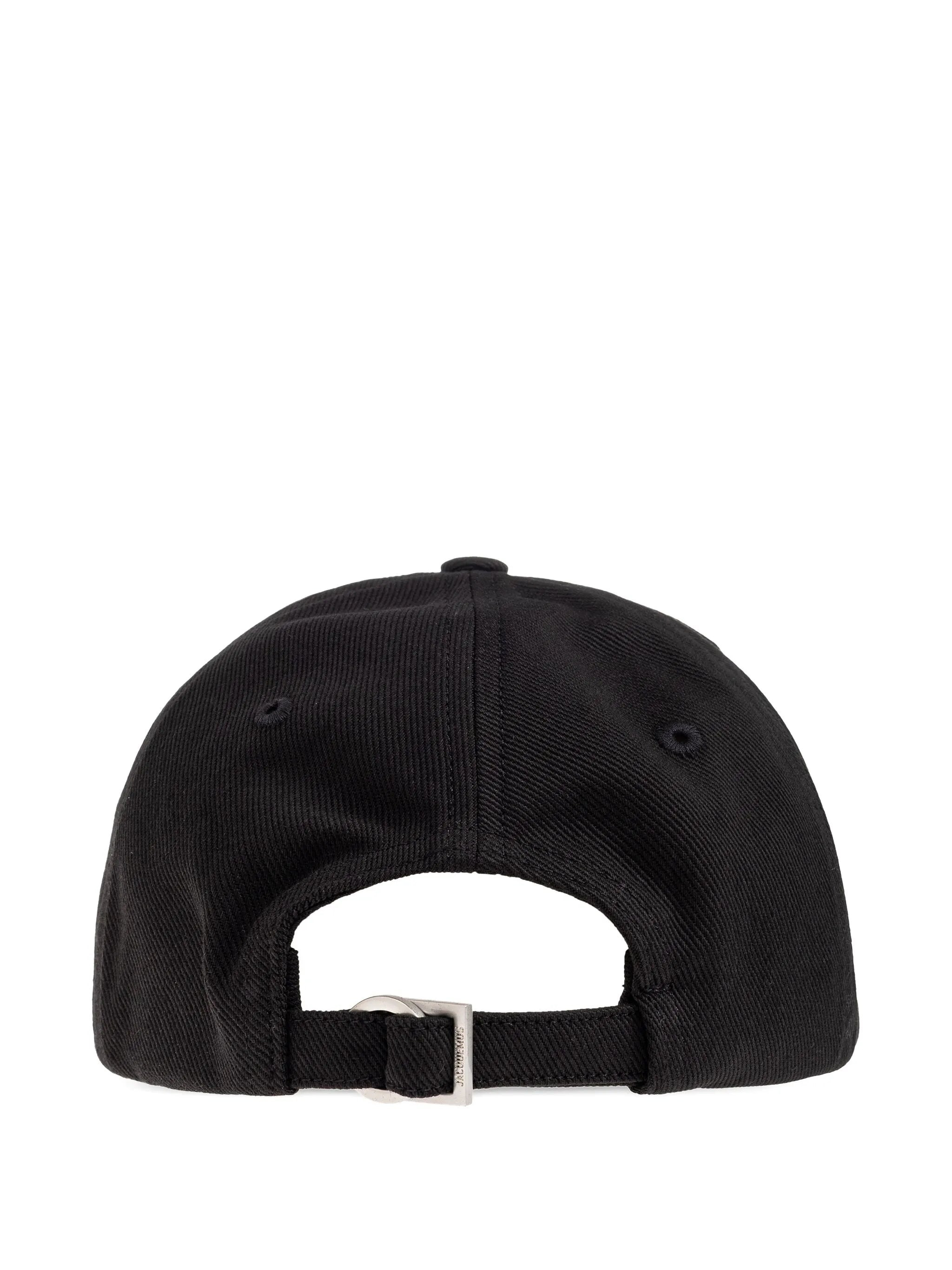 Jacquemus The Gadjo Logo-plaque Baseball Cap Hat - 3