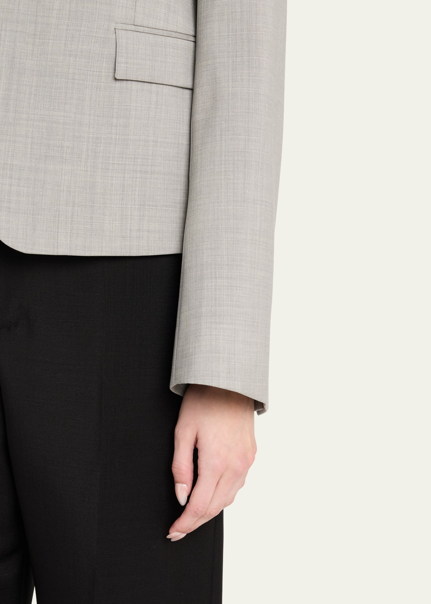 Classic Single-Breasted Blazer - 5