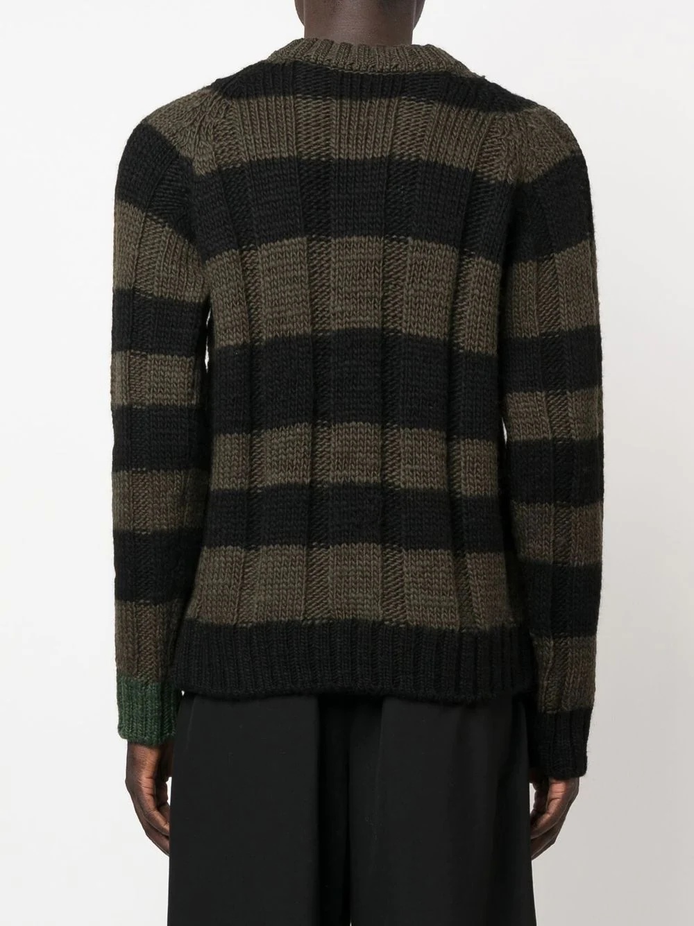 striped wool jumper - 4