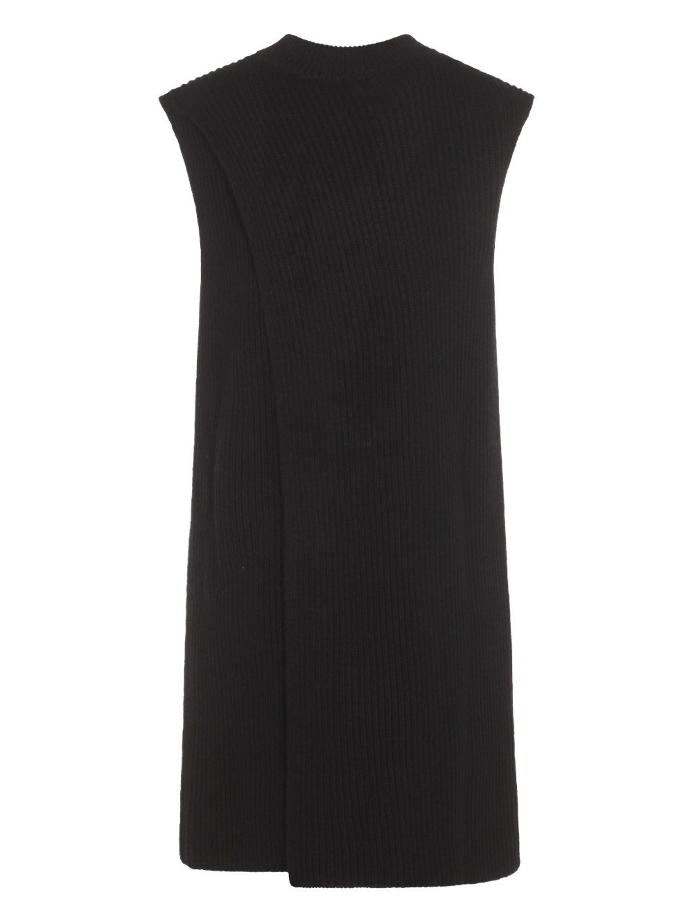 sleeveless knitted vest - 2