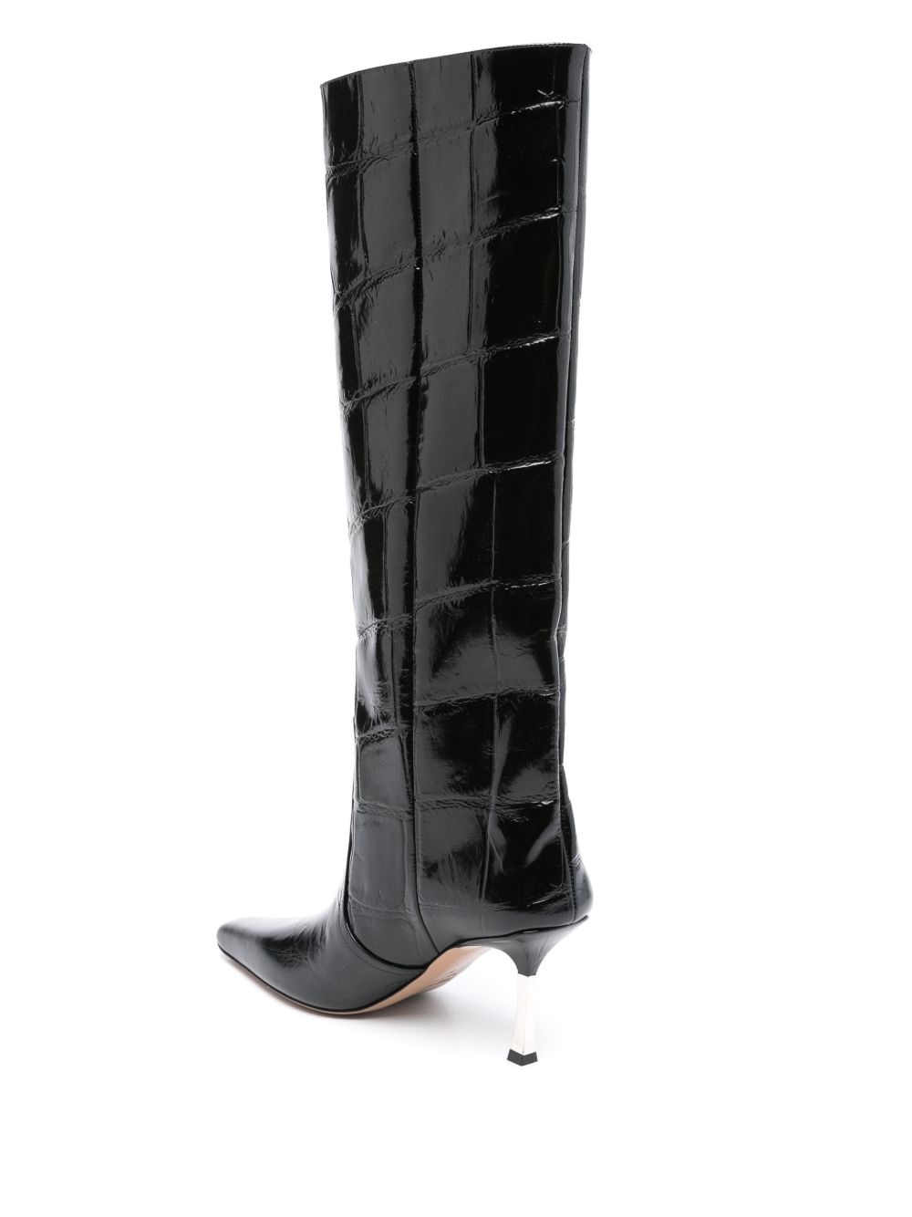 80mm leather boots - 3