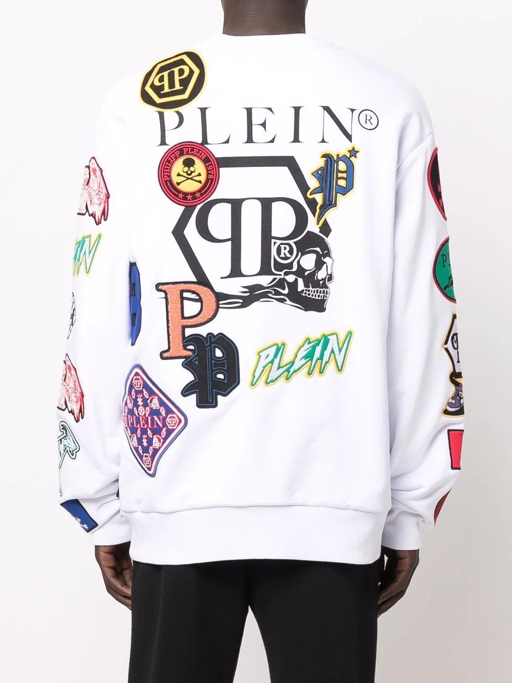 logo-patch sweatshirt - 5