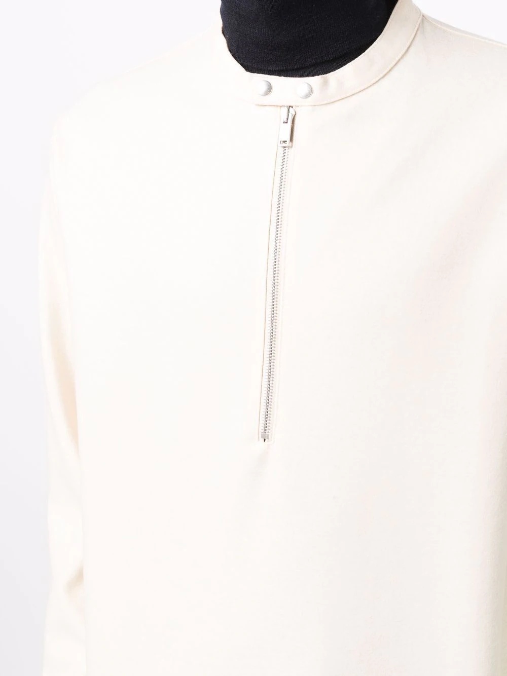 zipped long-sleeve top - 5