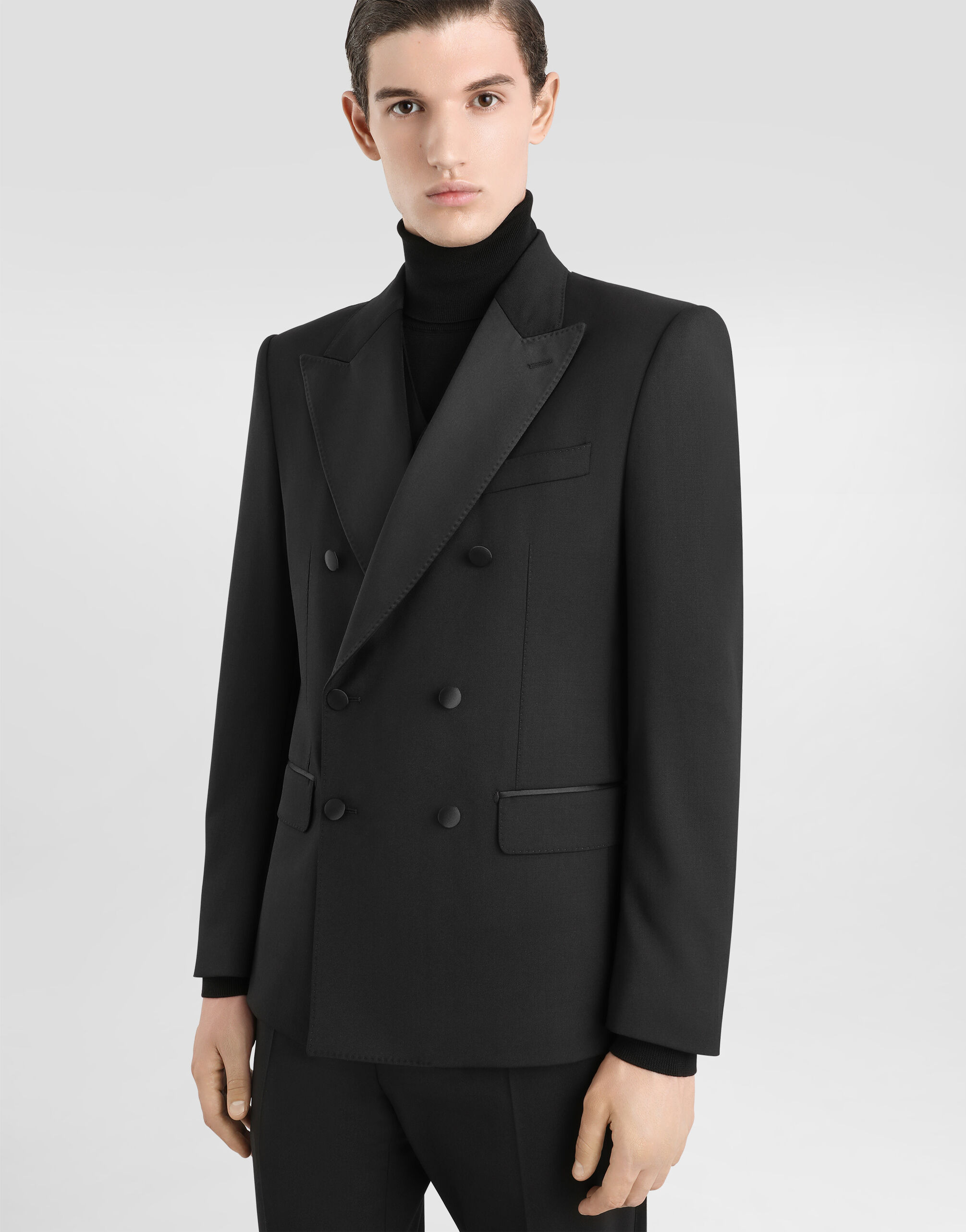 Three-piece Sicilia-fit suit in stretch wool - 9