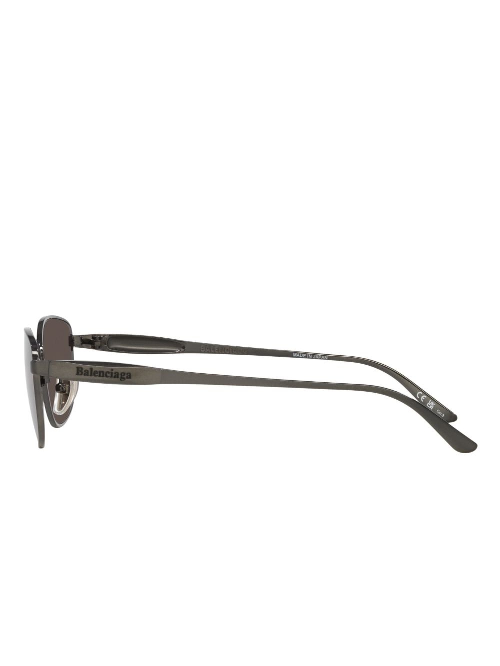 oval-frame sunglasses - 3