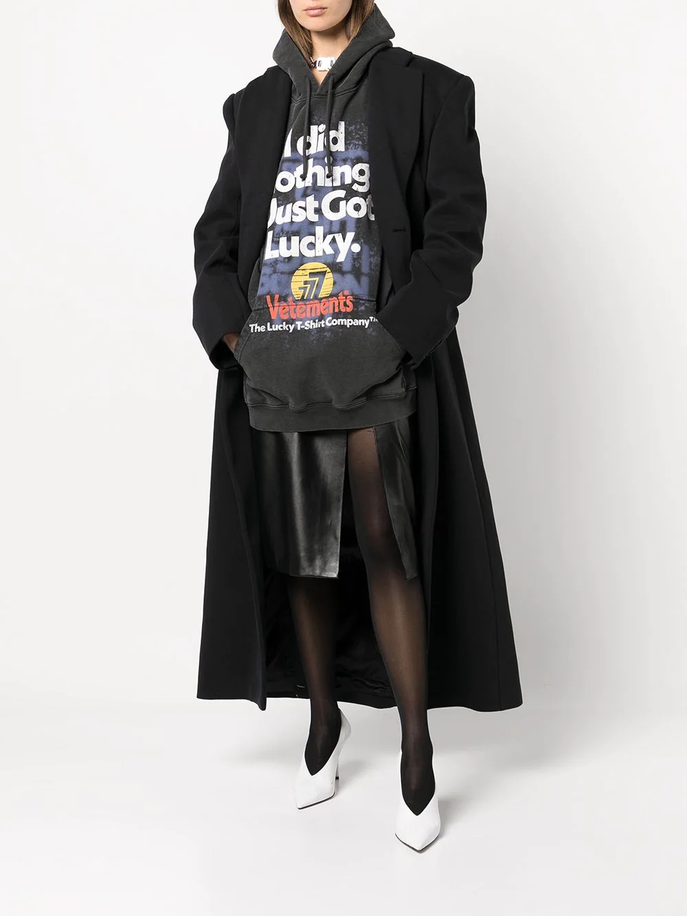 unisex oversized coat - 3