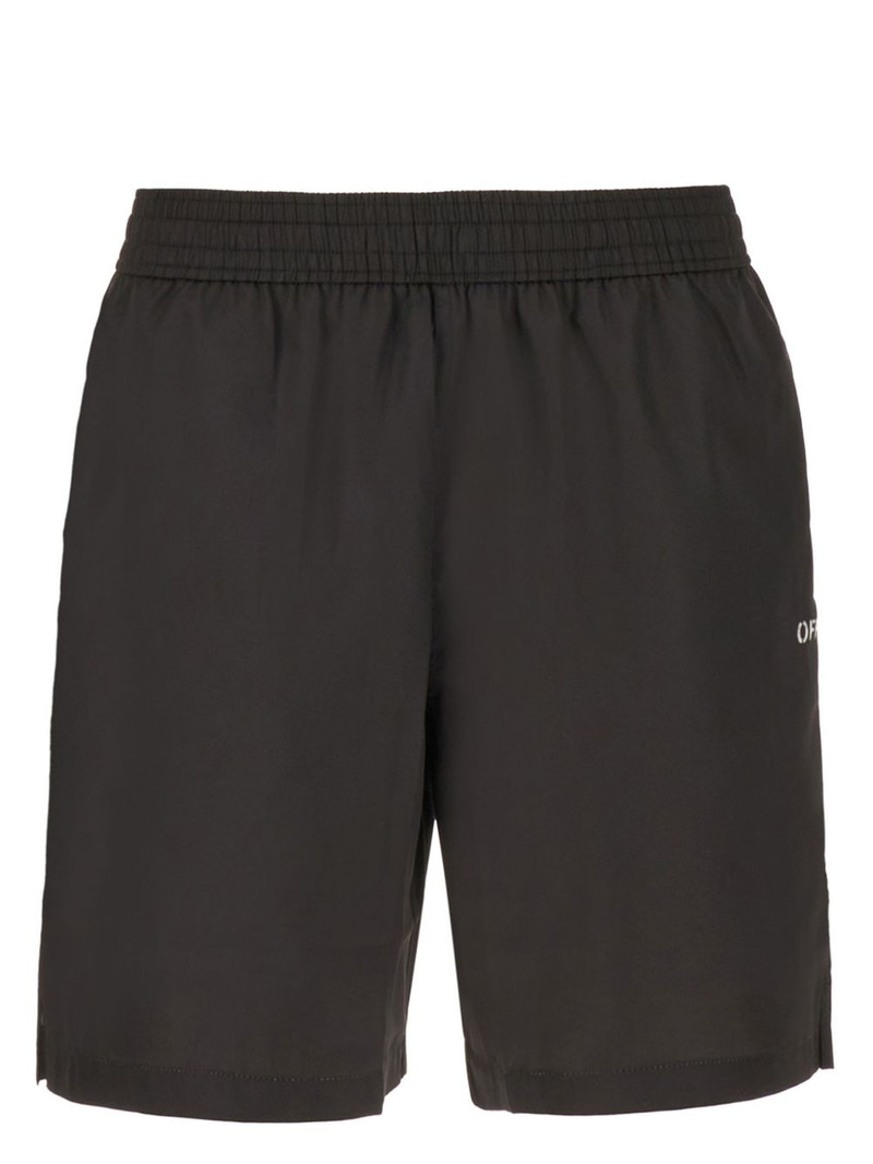 SCRIBBLE DIAGS SURFER SWIMSHO BLACK WHIT 1