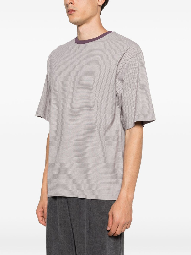 striped crew-neck T-shirt 3