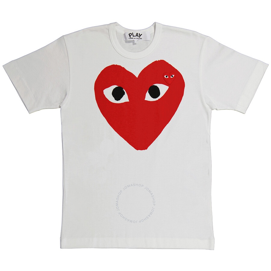 Comme Des Garcons Ladies Short-sleeve Big Heart T-shirt - 4