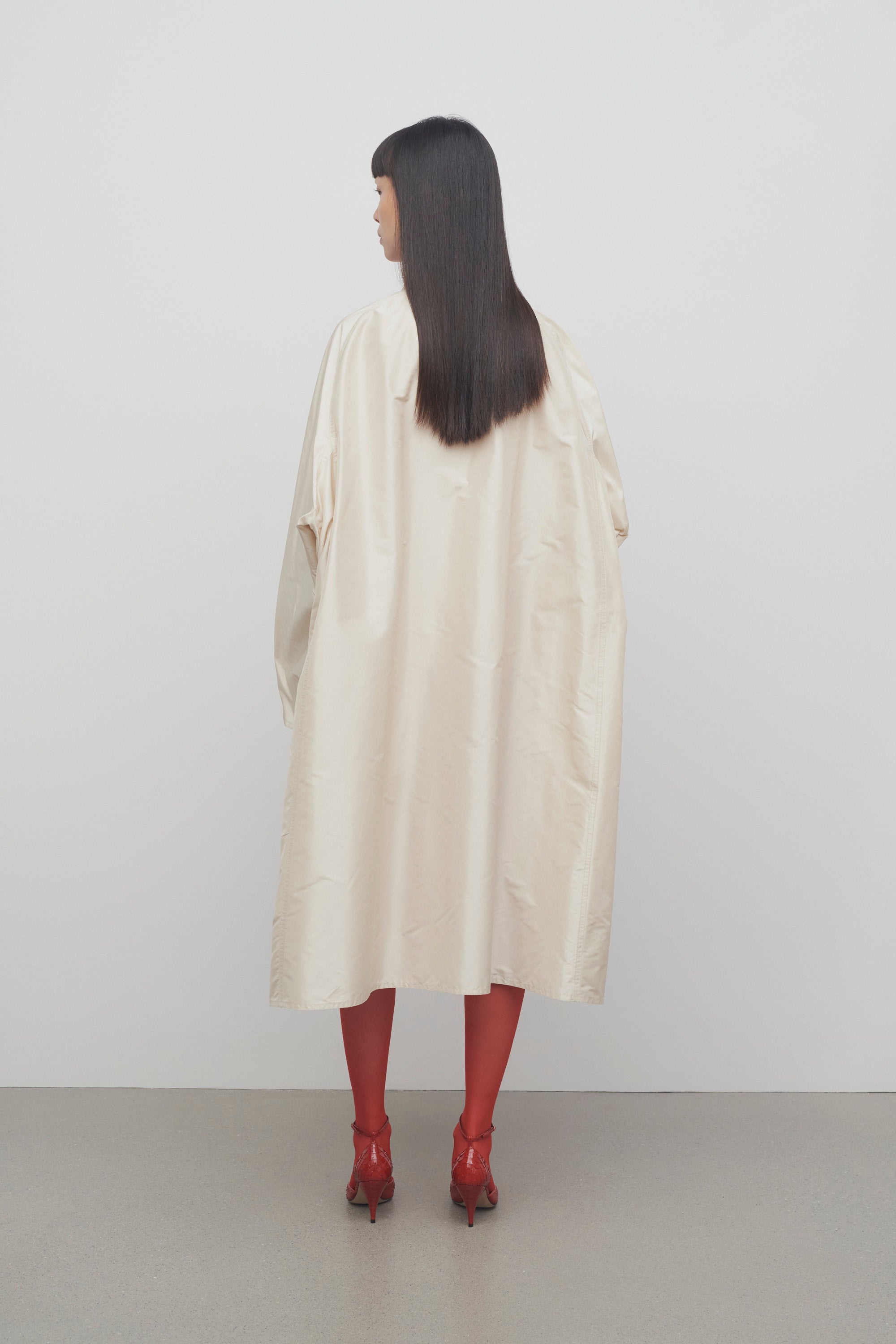 Julie Coat in Silk - 5