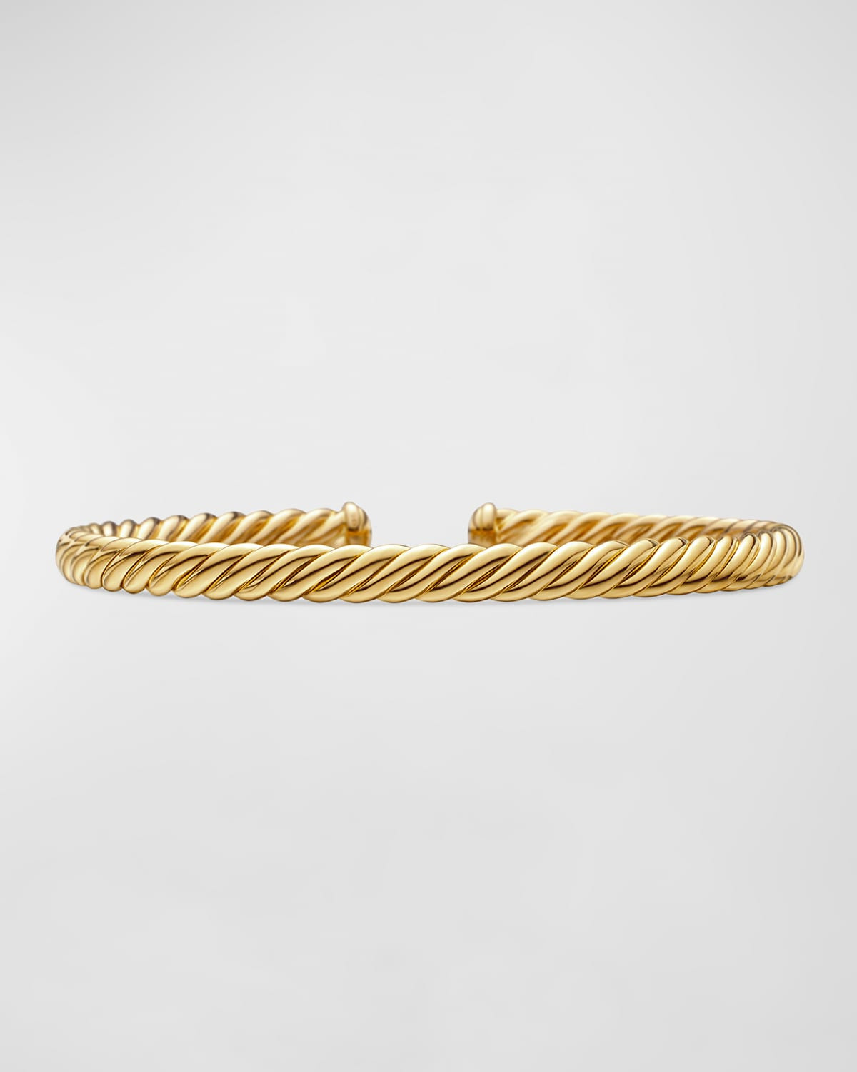 4.5mm Cablespira Oval Bracelet in 18k Gold - 1