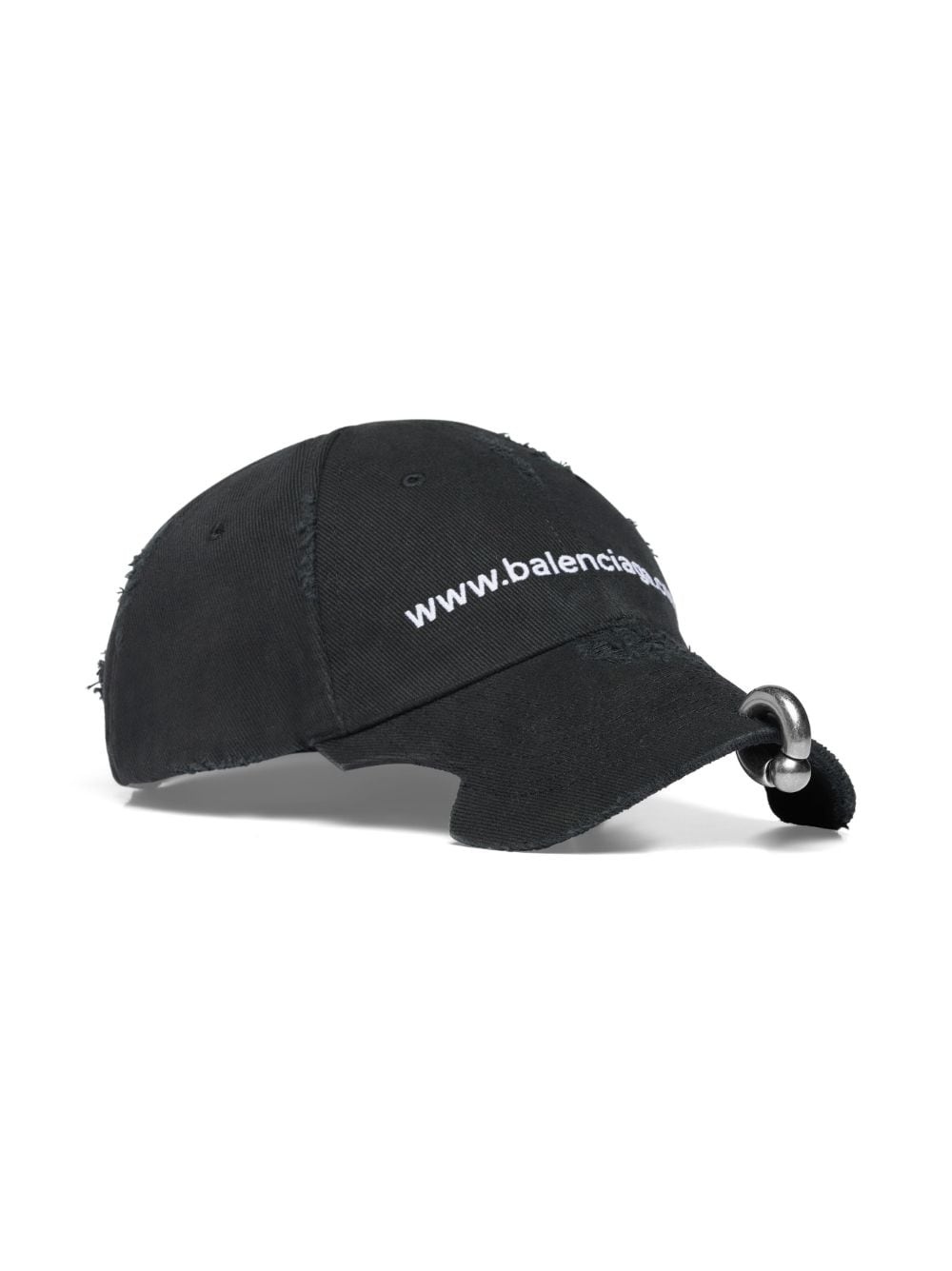 embroidered-design six-panel cap - 3