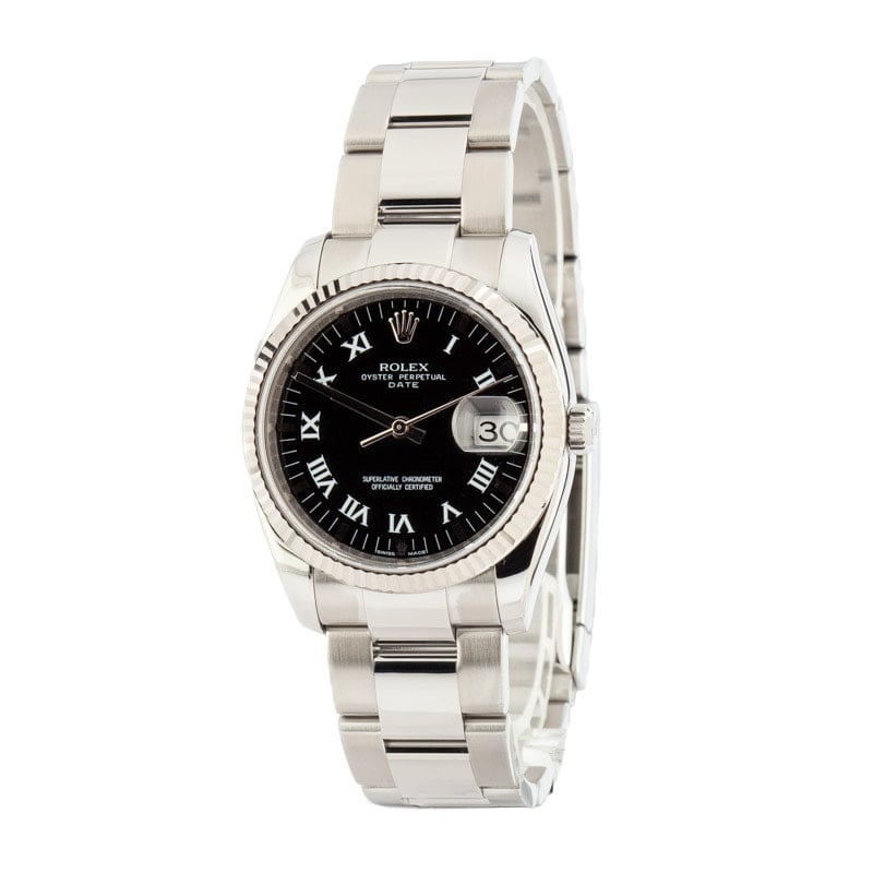 Rolex Date 115234 Black Dial - 2