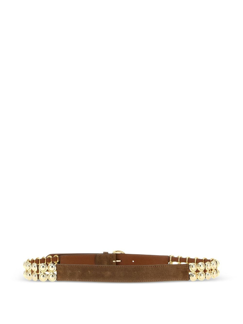 PINKO studded buckle leather belt outlook