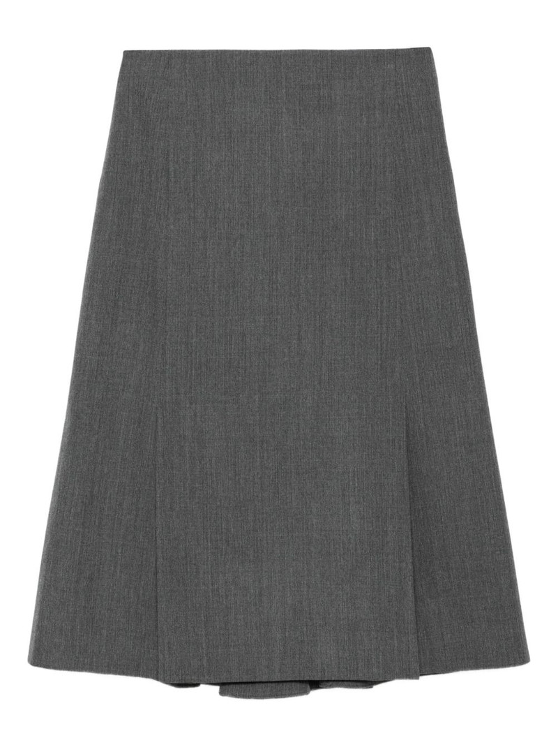 wool pleated skirt 1