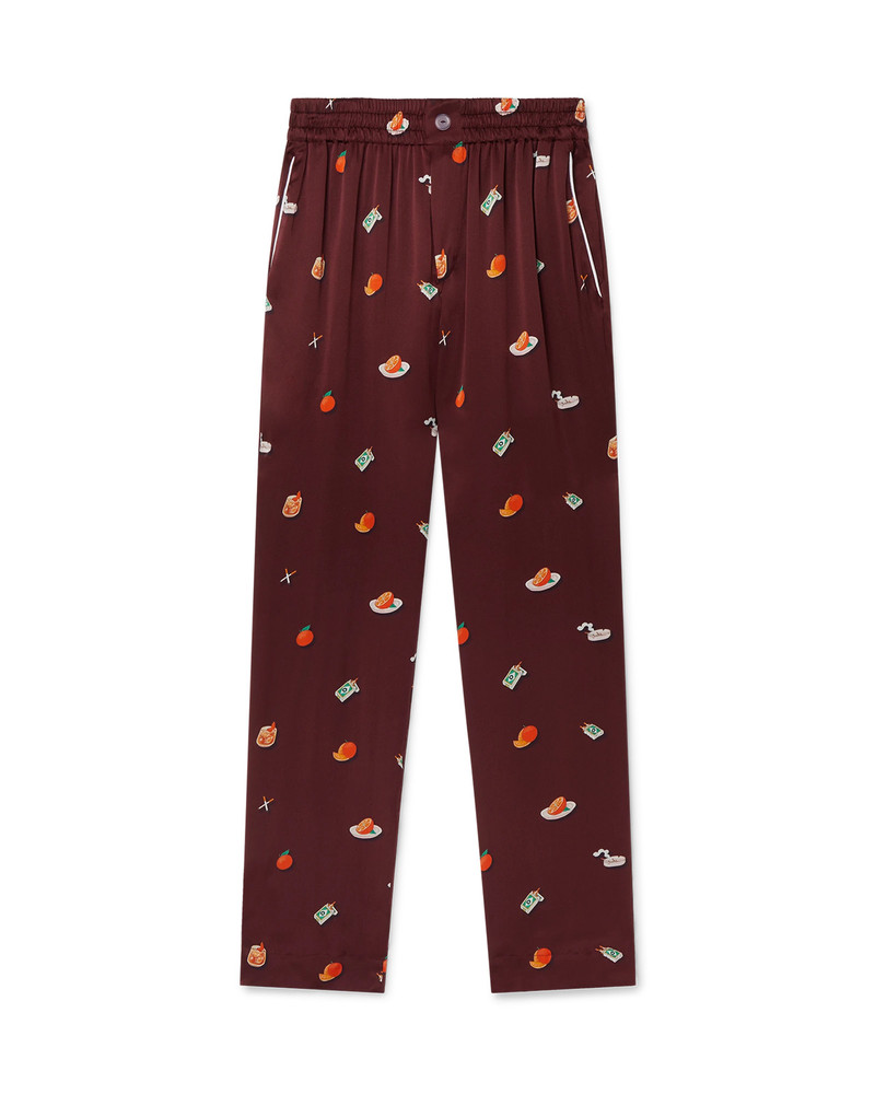 Vices Silk Satin Pyjama Trousers | Casablanca Paris 1
