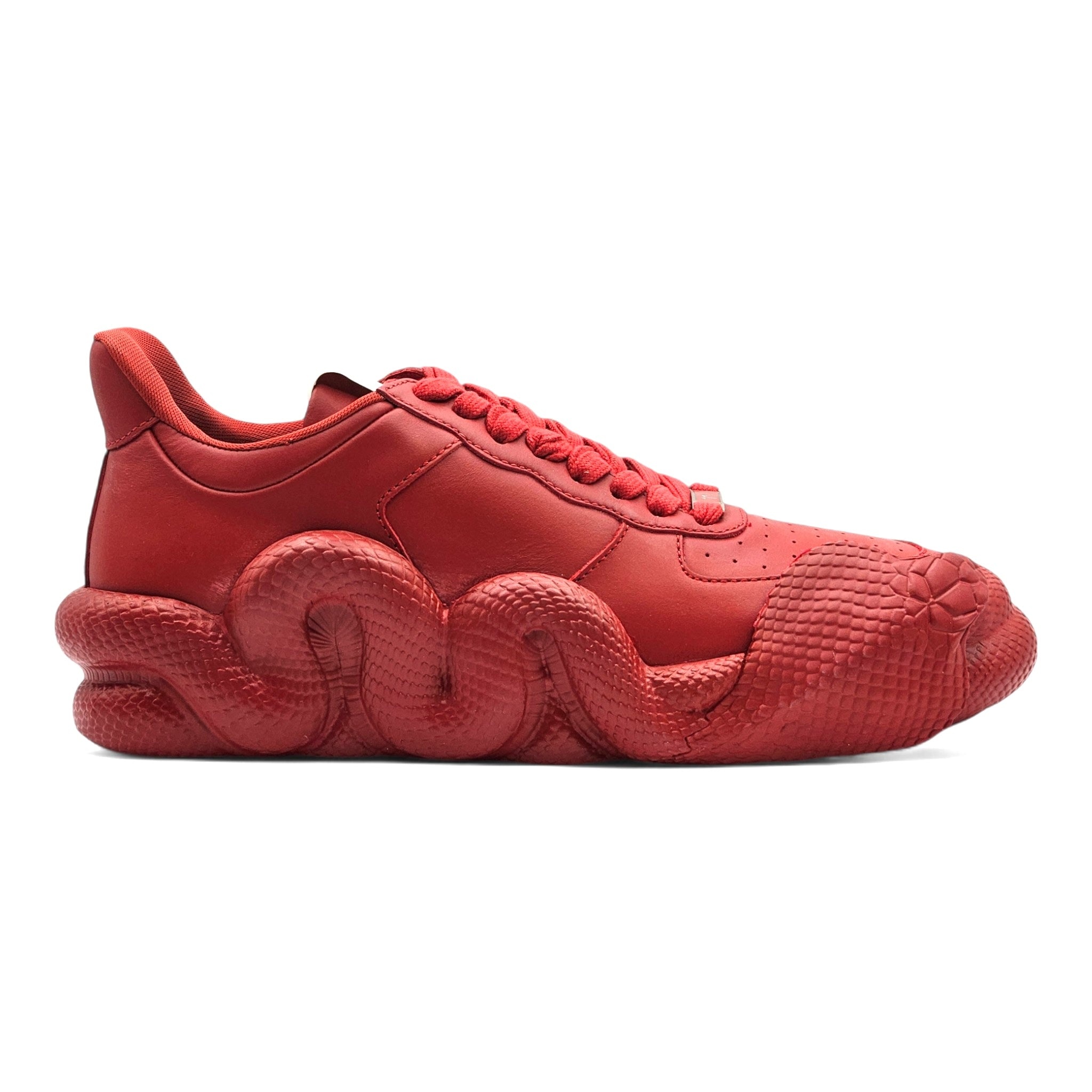 Giuseppe Zanotti Cobra Sneakers - Leather - Red - 45 - 2