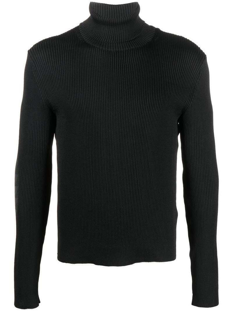 ribbed roll-neck jumper 1