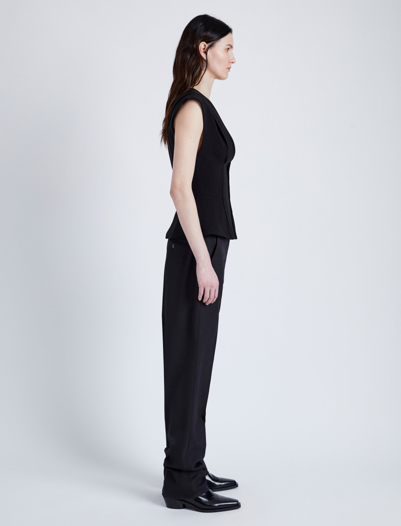 Janet Top in Matte Viscose Crepe 4