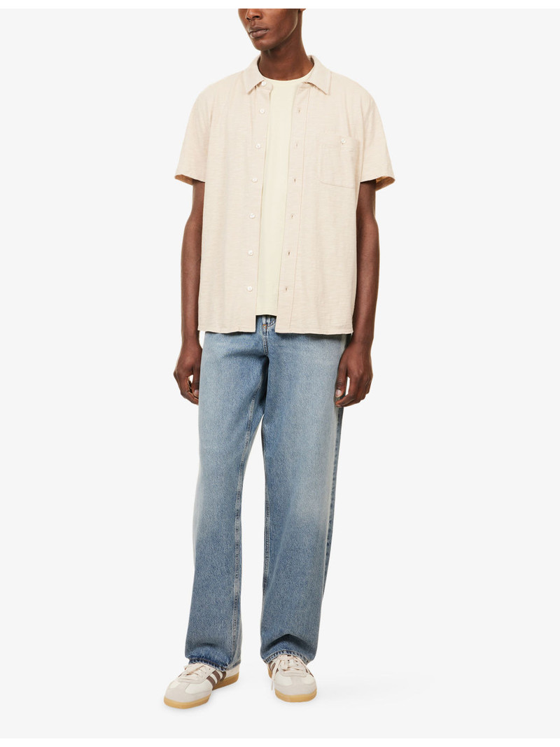 PAIGE Carillo Short-Sleeve Cotton Shirt outlook