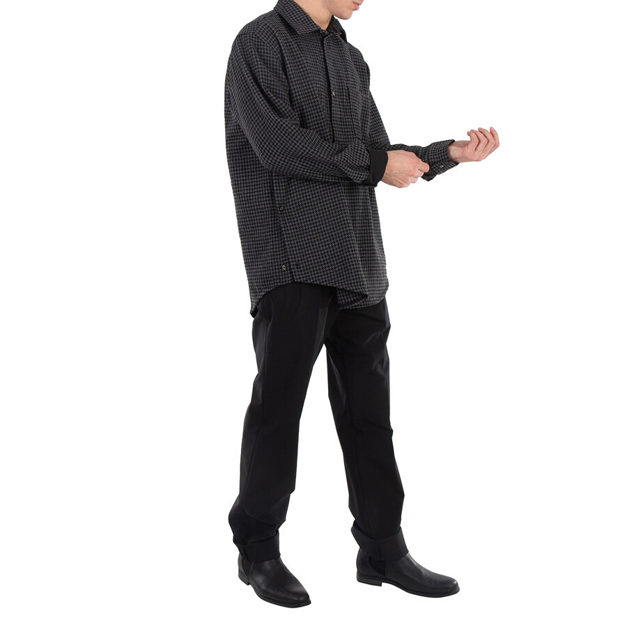 Nanushka Matize Long Sleeve Houndstooth Shirt - 4