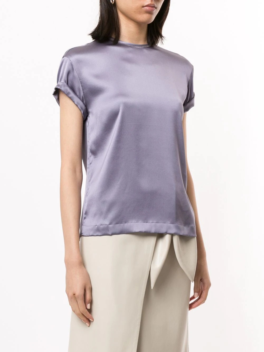 Molili neckline silk top - 3