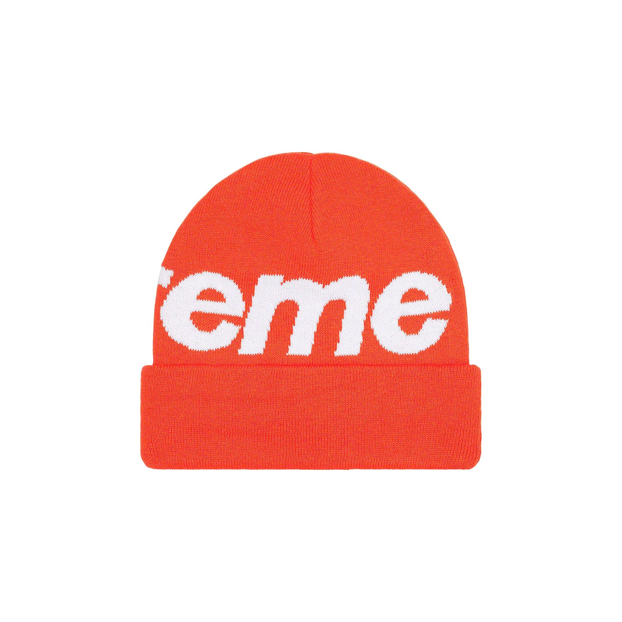 Supreme Big Logo Beanie 'Orange' - 2