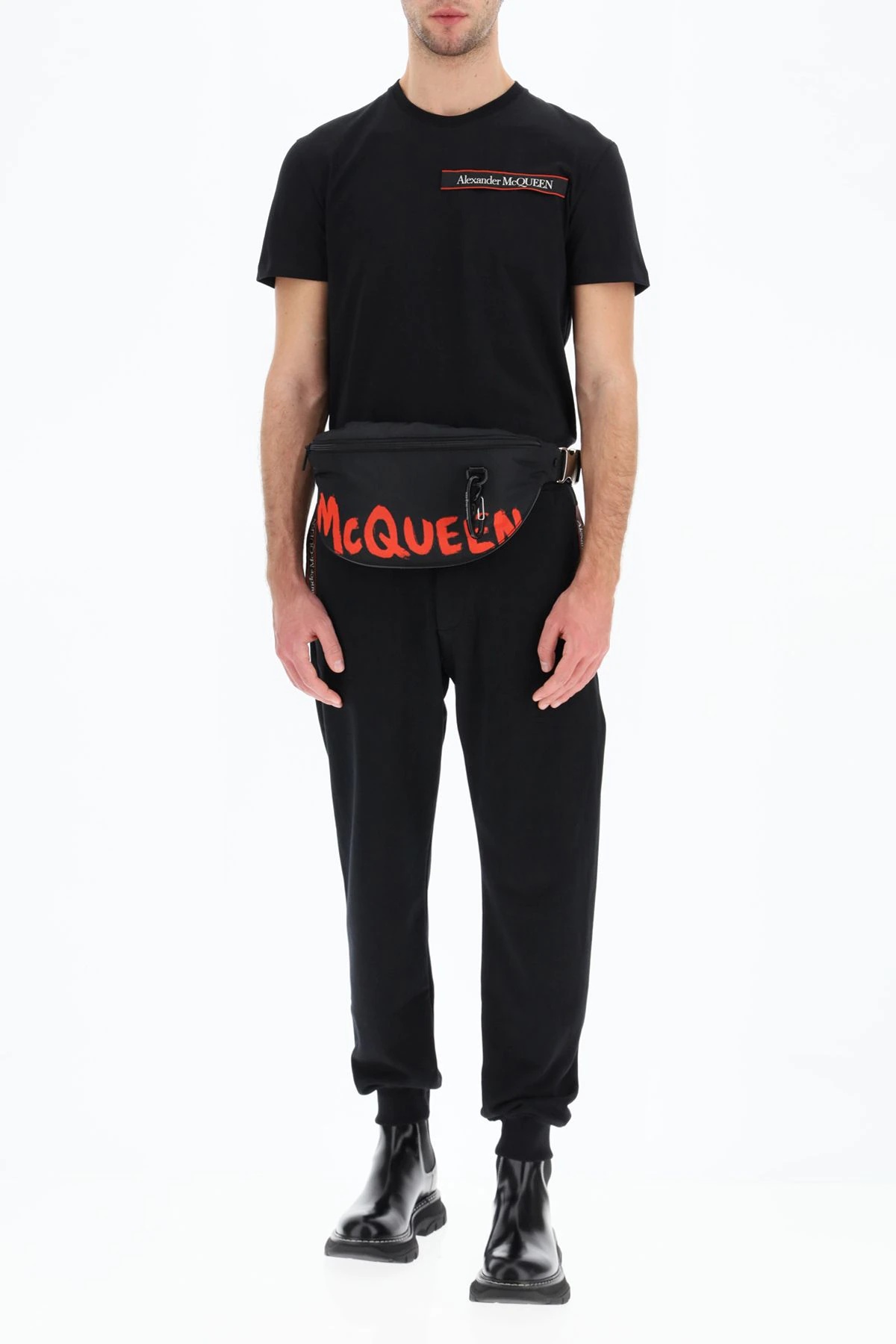 SWEATPANTS WITH LOGO SELVEDGE - 2