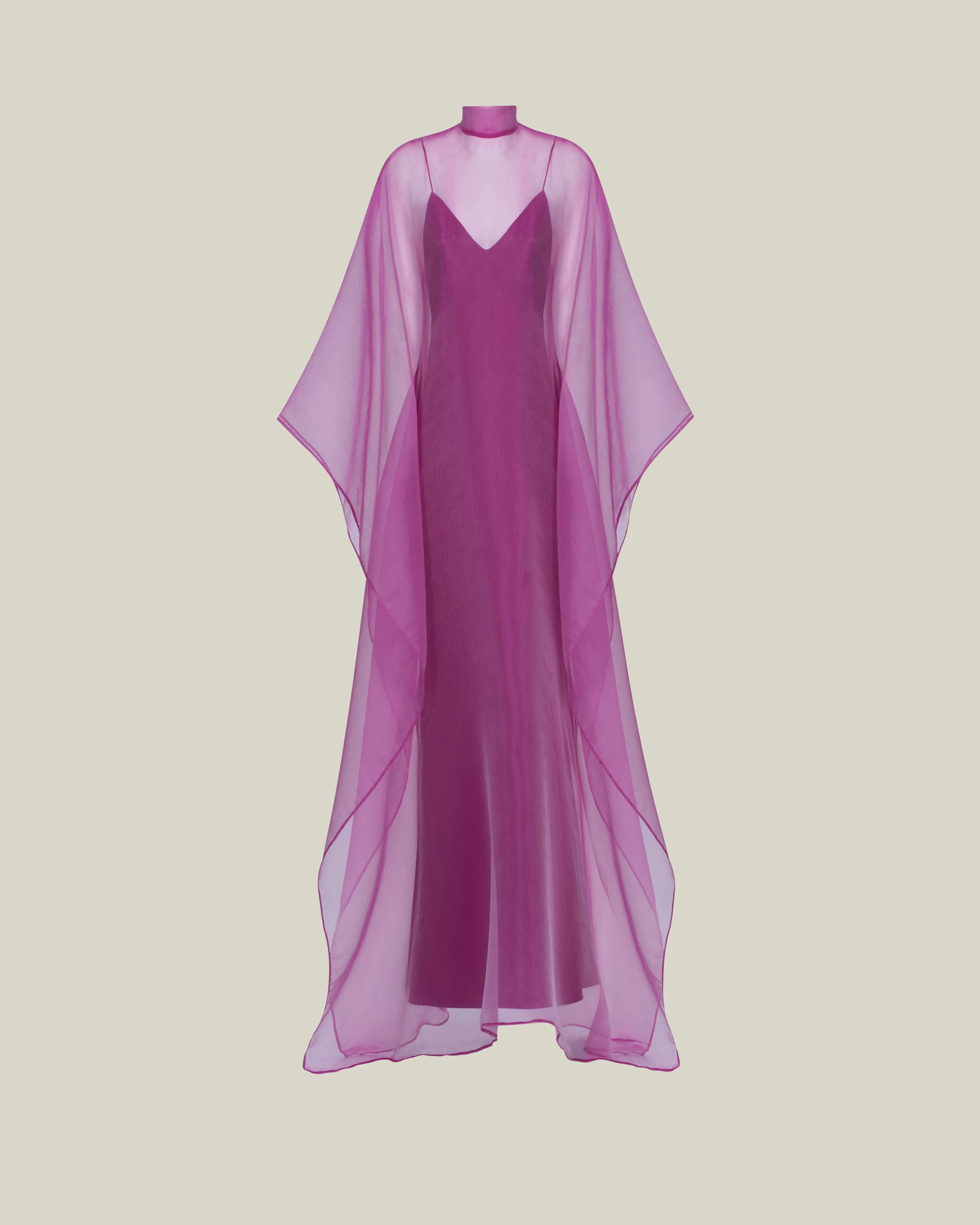 Sphinx Kaftan in Pomegranate - 1