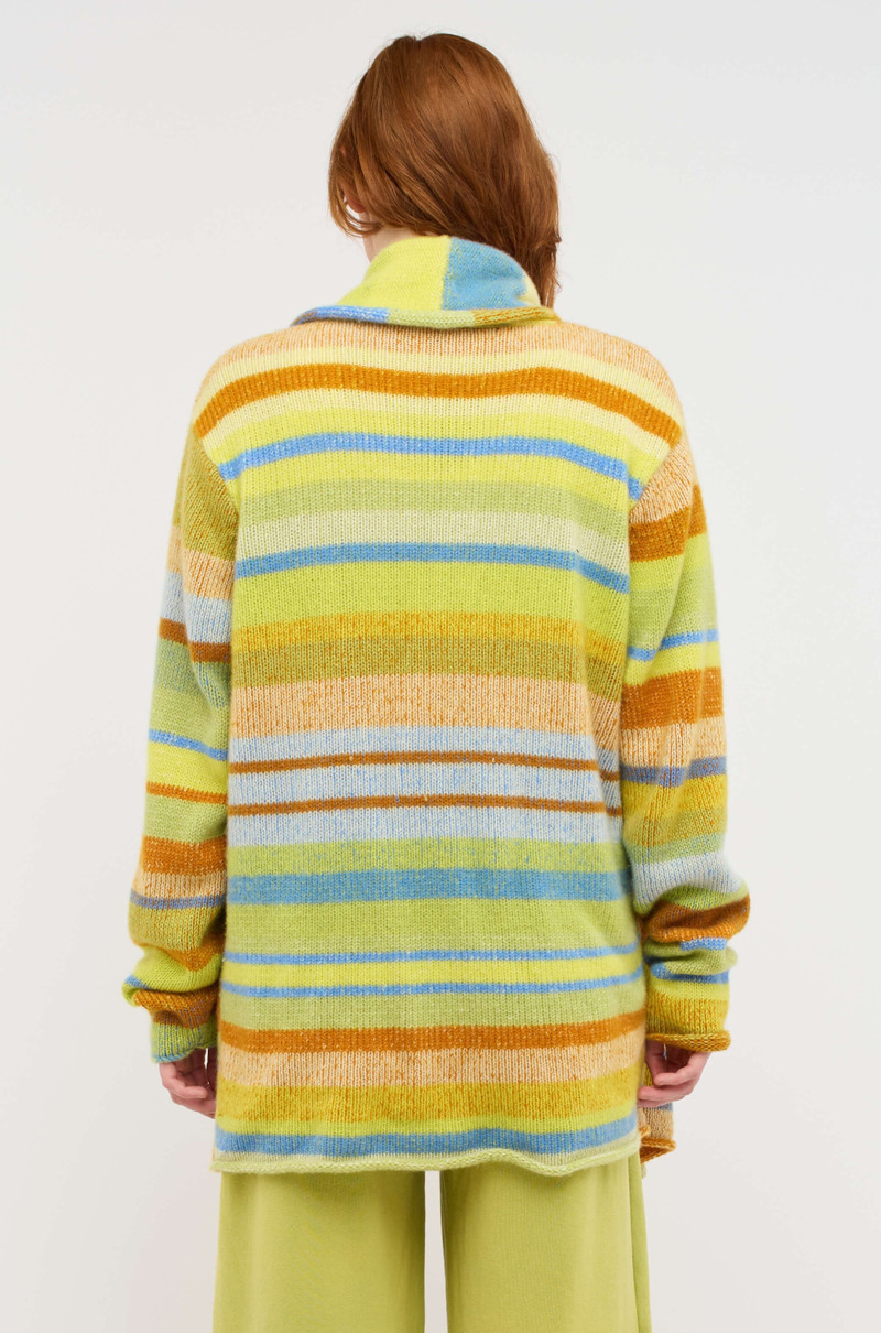 STRIPE ITALY SMOKING JACKET 4