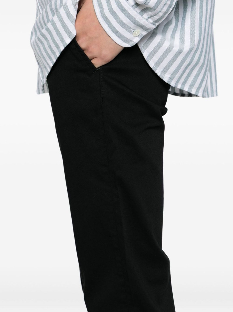 logo-appliqué chino pants 5
