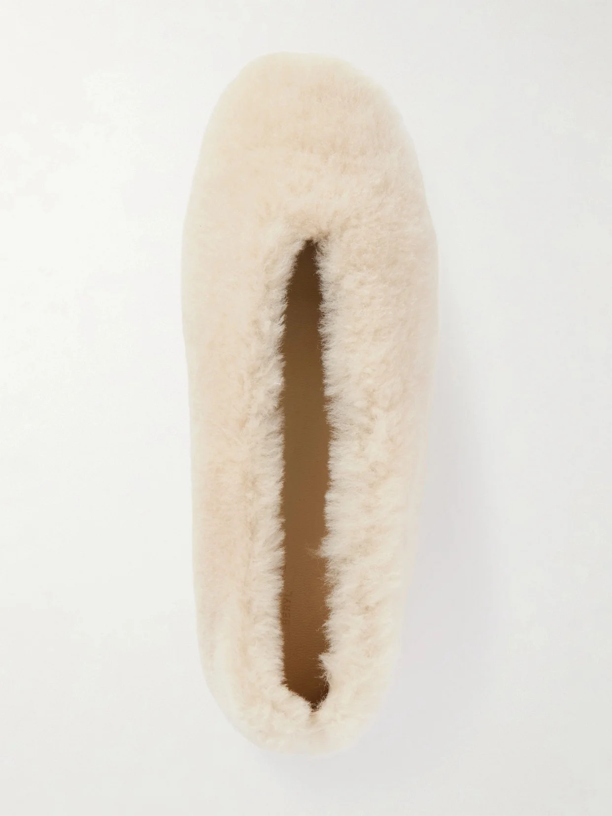 Luna Shearling Ballet Flats - 1