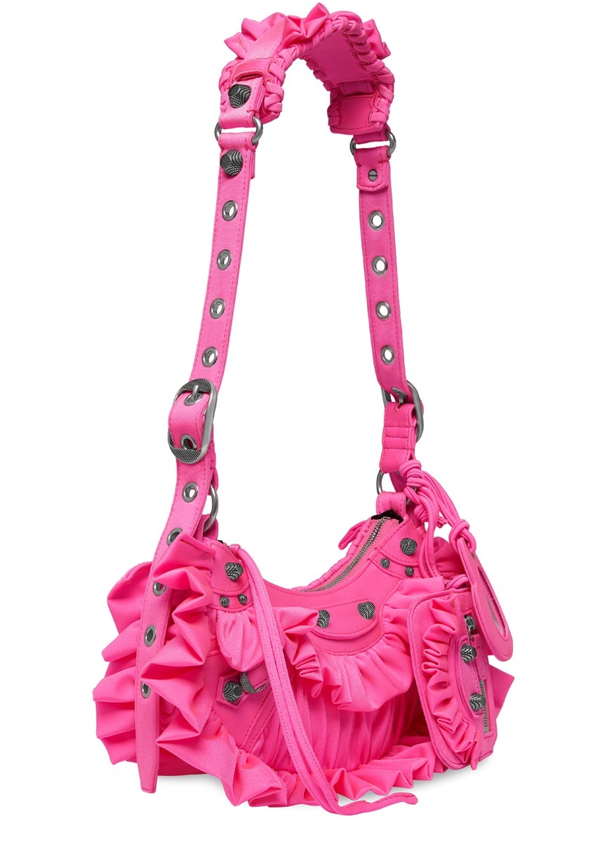 【送料&関税込】Balenciaga Le Cagole Xs Ruffle Shoulder Bag Balenciaga Le Cagole Xs Ruffle Shoulder Bag | italist