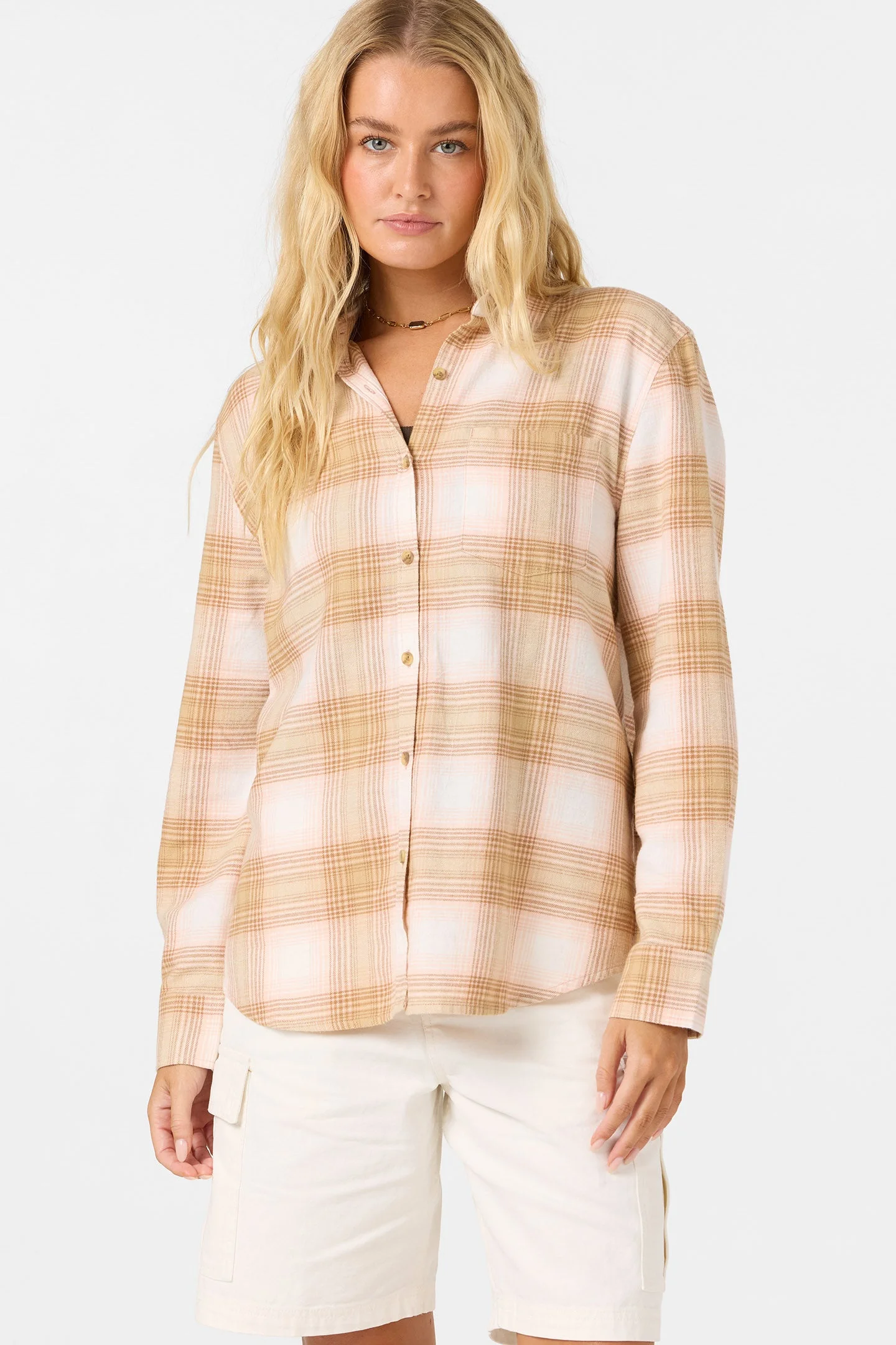 Logan Flannel Long Sleeve Top - 1