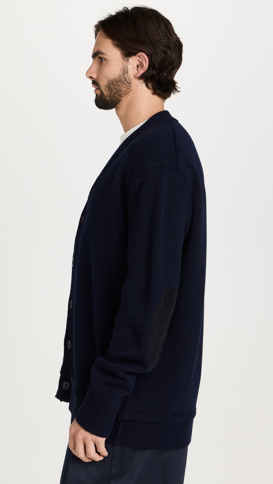 Elbow Patch Cardigan - 3