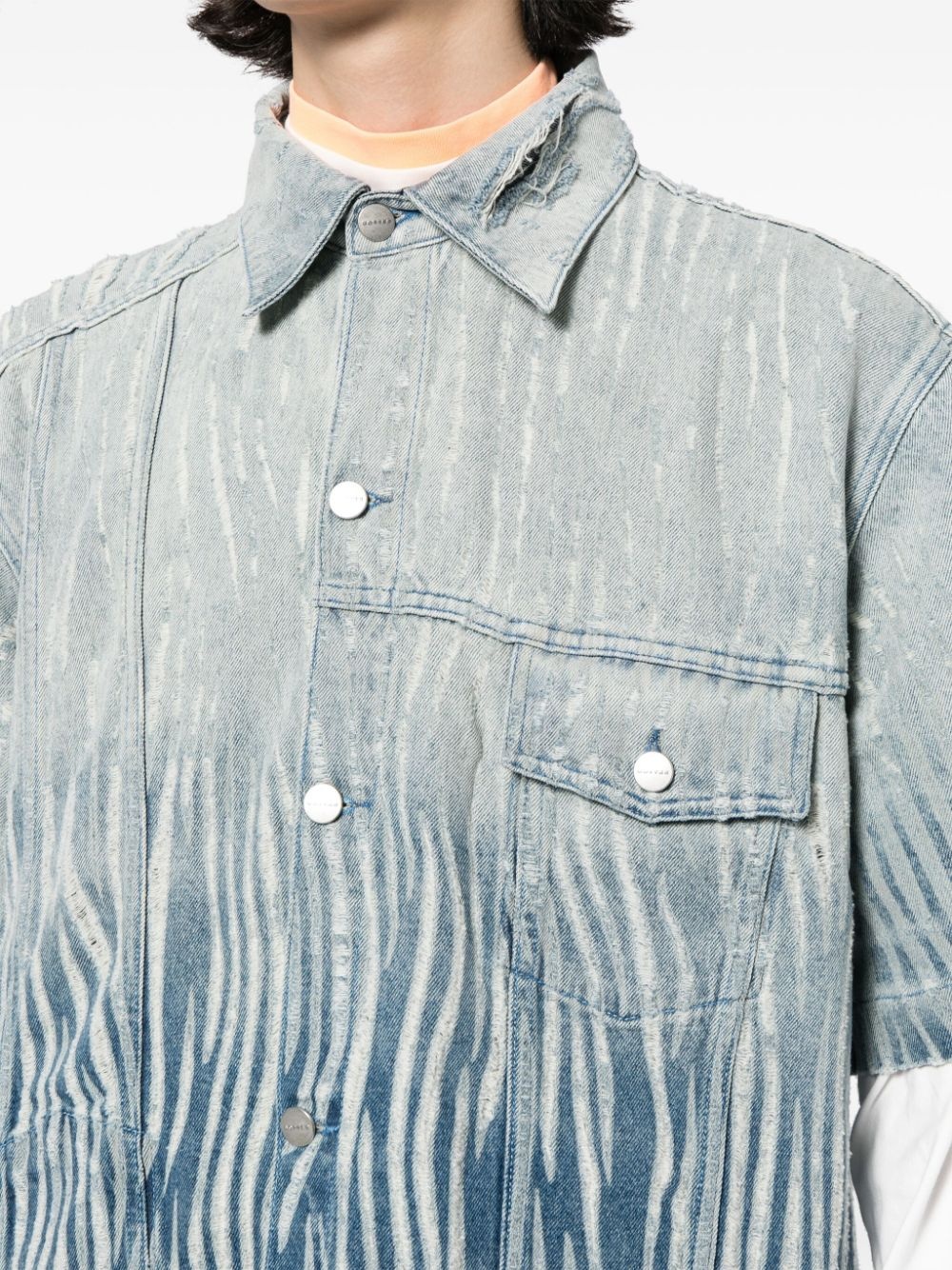 organic cotton short-sleeve jacket - 5