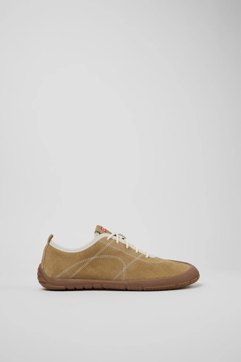 Brown Nubuck Sneakers for Women. - 1