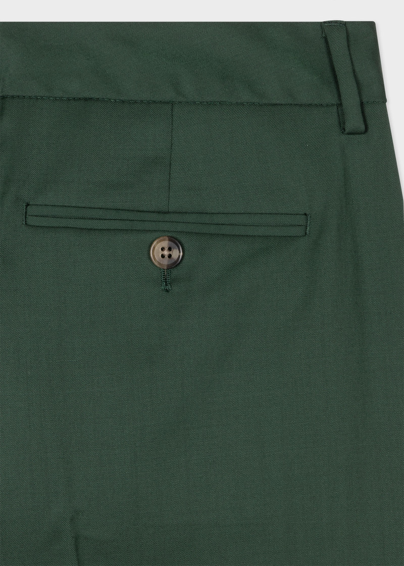 Paul Smith Dark Green Wool Trousers outlook