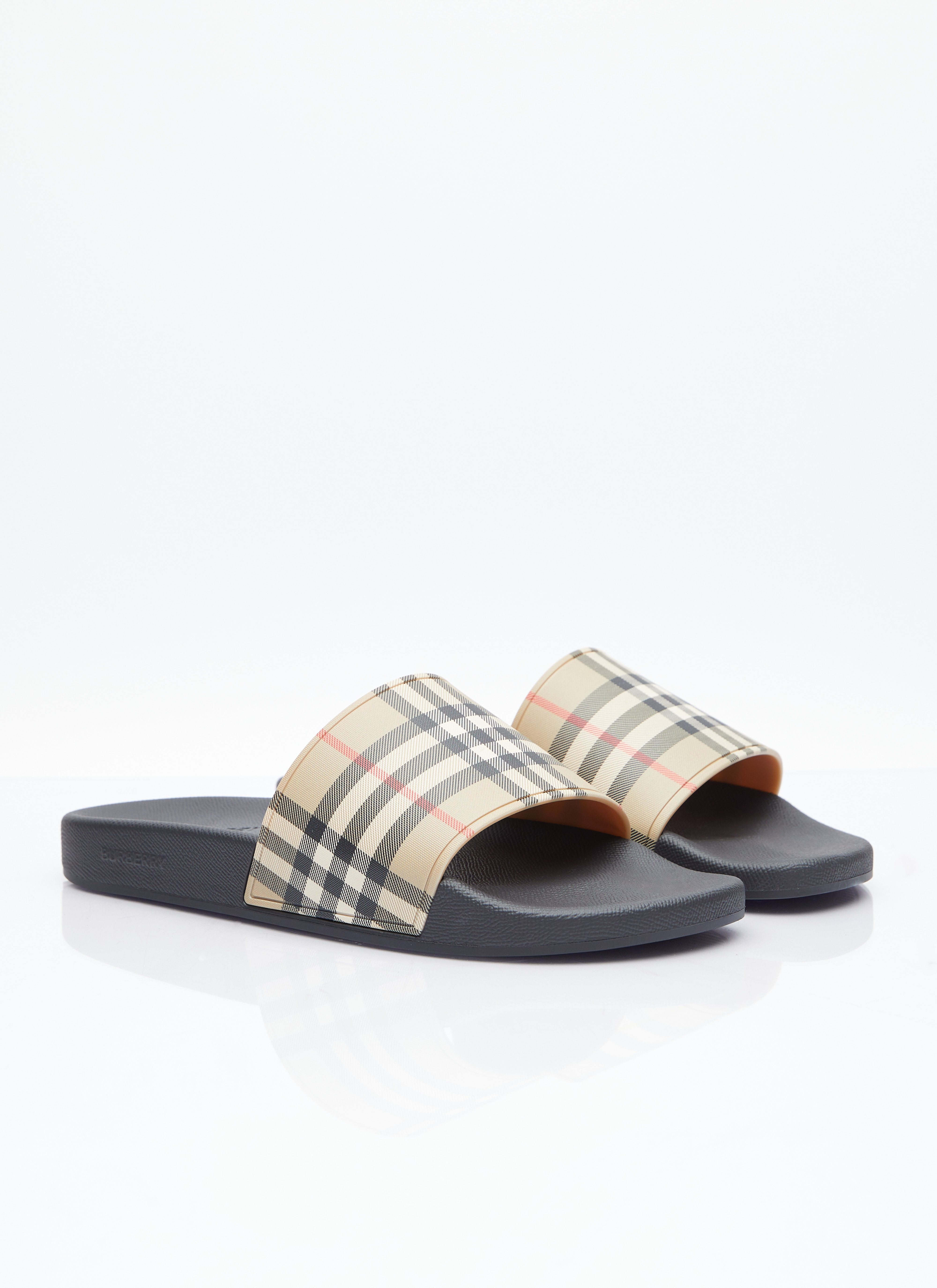 Burberry Men Vintage Check Print Slides - 3