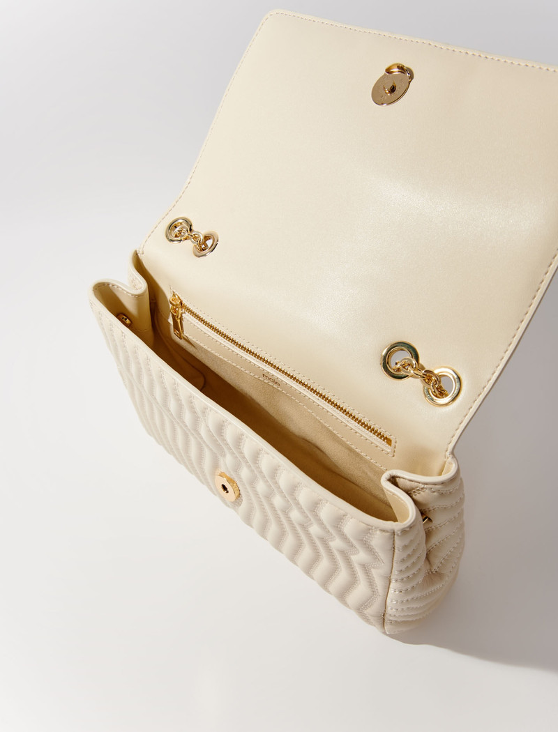 Leather bag with chain strap 6