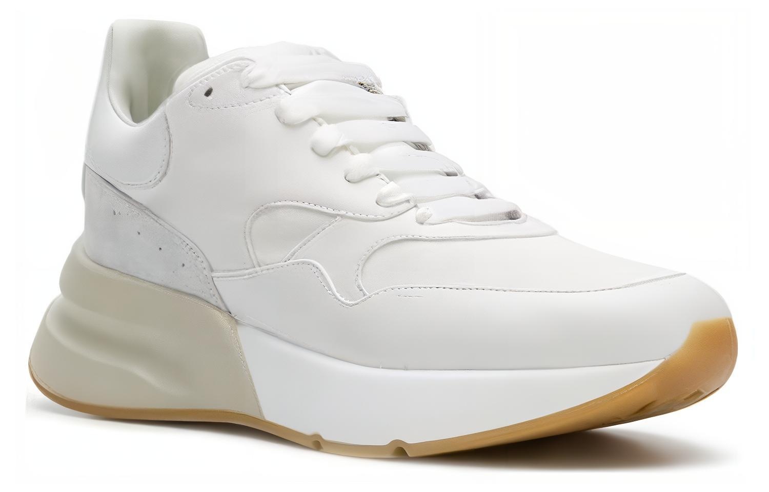Alexander McQueen Oversized Sneakers 'Beige White' 535971WHT979026 - 3