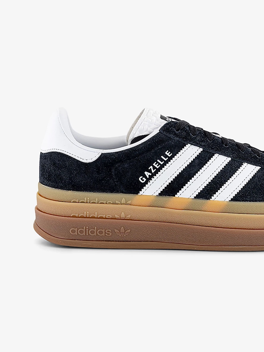 Gazelle Bold brand-embellished suede low-top trainers - 5