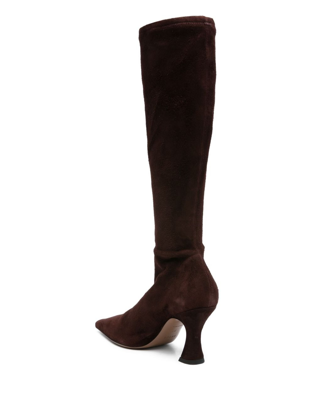 80mm knee-high suede boots - 3