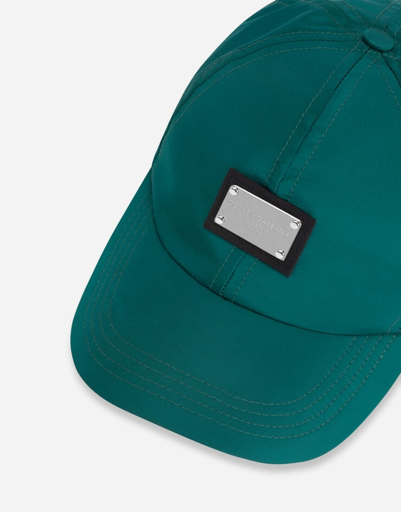 Dolce & Gabbana Nylon baseball cap with branded tag outlook