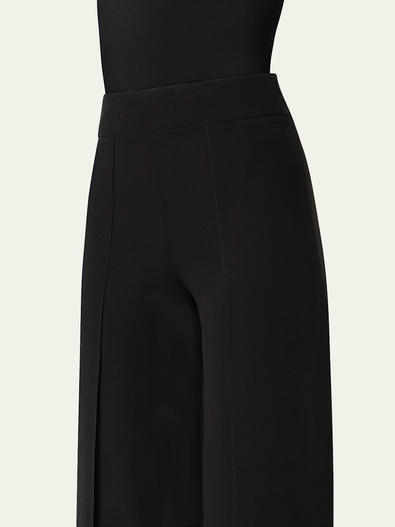 Felia Double Layer Wide-Leg Silk Pants 5