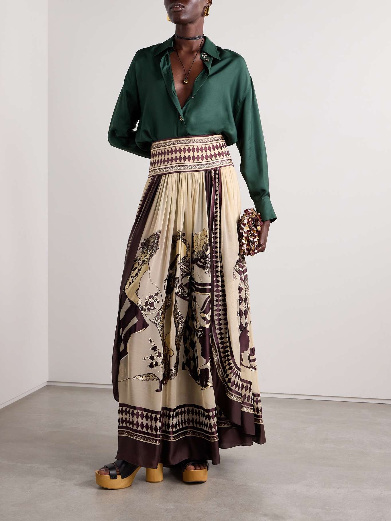 【Zimmermann】ILLUSTRATION OTTO MAXI SKIRT マキシスカート Zimmermann-Illustration-Otto-