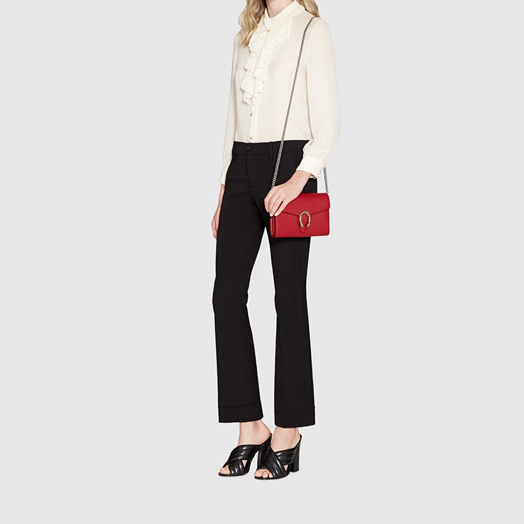 (WMNS) Gucci Dionysus Mini-Sized Single-Shoulder Bag Red 401231-CAOGX-8990 - 5