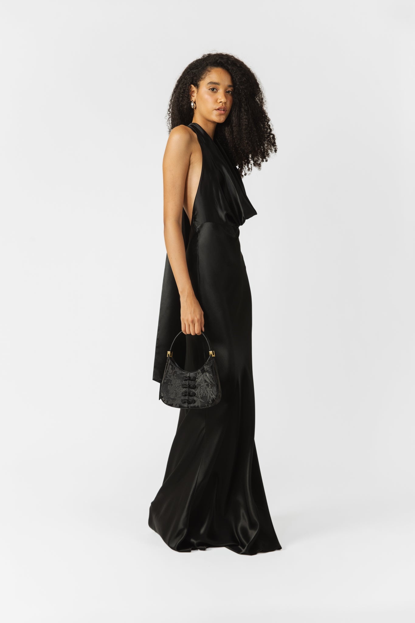 PEARL SATIN GOWN - 3